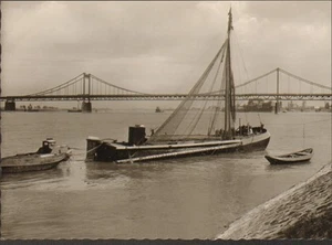 KREFELD CARTE POSTALE RHEINBRUCKE - Foto 1 di 1