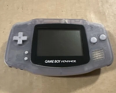 Nintendo Clear Glacier Game Boy Advance Handheld Console Tested Device Works - Image 1 of 4