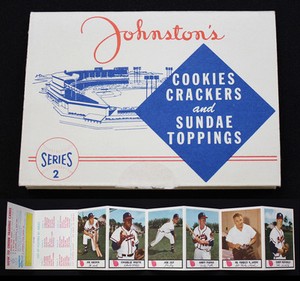 1955 Johnston Cookies Milwaukee Braves Series 2 Folder - Complete! - NM-MT!