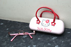 Hello Kitty Hema010 Childs Glasses Brown Pink Eyeglasses Frame & Case Read Notes