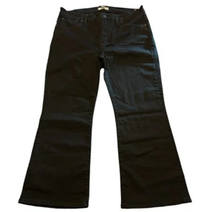 Pantalones de mezclilla Madewell negros Cali Demi Boot para mujer talla 33 - Imagen 1 de 7