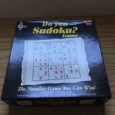 University Games Sudoku World Do You Sudoku? Game Multiplayer With Box 01512 - Image 1 of 4