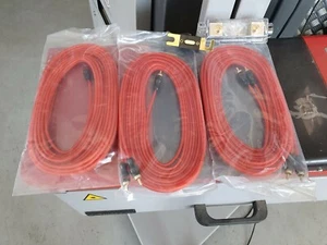 Kit 3 Stück Cinchkabel 5mt plus Sicherung plus Sicherung Anl - Bild 1 von 1