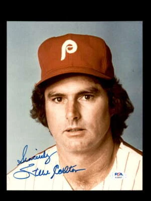 Steve Carlton PSA DNA Coa Signed 8x10 Photo Phillies Autograph - Image 1 of 3