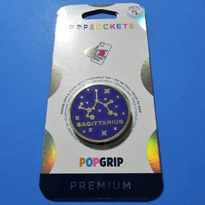 ♐️PREMIUM Popsockets PopGrip: Phone Holder & Stand - ENAMEL ZODIAC SAGITTARIUS - Picture 1 of 5