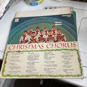 Christmas Chorus - vintage OG Columbia vinyl LP- Various Artist - Picture 1 of 6