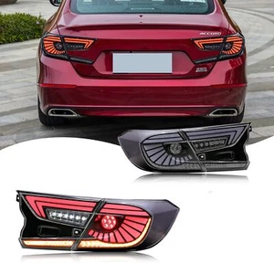 LED Tail Lights for Honda Accord 2018-2023 10th Gen Grey Rear Lamps Assembly - Bild 1 von 5