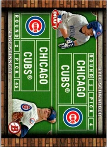 2014 Bowman Draft #DD-SS Kyle Schwarber / Jake Stinnett Dual Draftees 9MMM - Picture 1 of 2