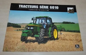 2001 John Deere 6010 Series Tractor Agricultural Machinery Brochure Prospekt FR - Picture 1 of 12