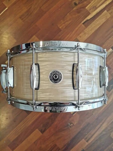 Gretsch Brooklyn Snare Drum Creme Oyster GB6514IS - Picture 1 of 3