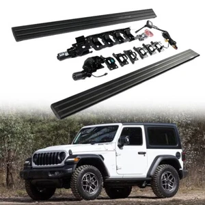 Deployable Electric Running Board Fits for 2Door Jeep Wrangler JL 2019-2025 - Picture 1 of 10
