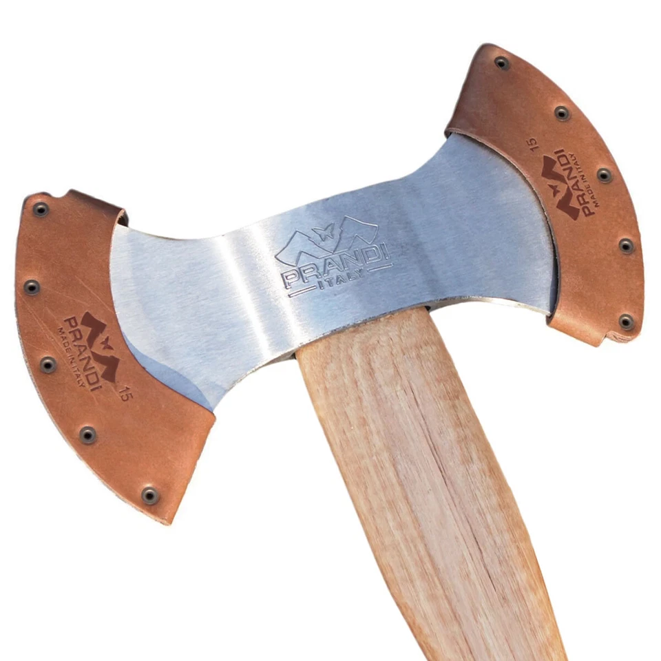 Prandi Lederscheide für Äxte mit 13 cm Klingen oder 1200 Gramm Axtkopf, 2-er Set - Bild 1 von 1
