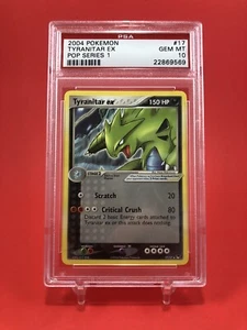 PSA 10 Gem Mint Tyranitar Ex POP Series 1 17/17 Pokémon - Picture 1 of 1