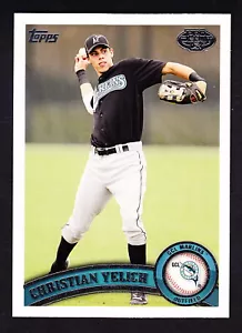 2011 TOPPS PRO DEBUTTO #53 CHRISTIAN YELICH MARLINS - Foto 1 di 2
