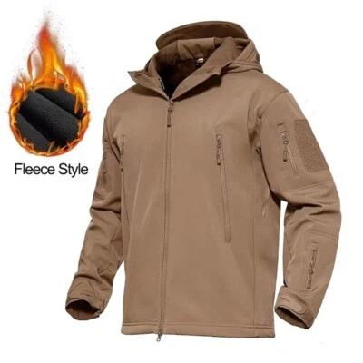 Men's Waterproof Winter Jacket Warm Winter Coats Outdoor Ski Snow Hooded Jackets - Image 1 of 4