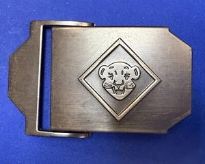 BSA Boy Scout Of America uniforme de tigre trinquetes hebilla de cinturón vintage - Imagen 1 de 15