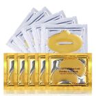 5 Eye + Lip Gold Mask Patches Collagen Crystal Gel Pad Face Anti Aging Wrinkle