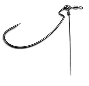 Gamakatsu Power Drop Hybrid Worm Hook - Black Nickel, Choice of Sizes - Picture 1 of 1