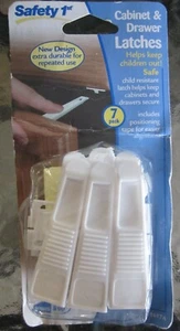 Safety 1st Cabinet Drawer Latches- Helps keep children out - Picture 1 of 2