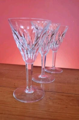 Juego de 3 copas de vino Royal Leerdam Contessa 6 1/4" de alto Países Bajos de repuesto Foto 1 de 4