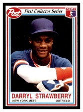 1990 Post Cereal #10 DARRYL STRAWBERRY New York Mets
