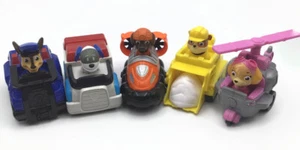 Paw Patrol RESCUE RACERS Set of 5 Vehicles Skye Rubble Zuma Robo Dog Chase Pups - Picture 1 of 11