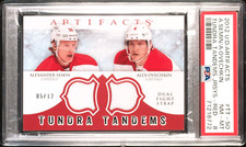 2012-13 Upper Deck Artifacts Alex Ovechkin TUNDRA TANDEMS JERSEY /12 PSA 8 POP 1