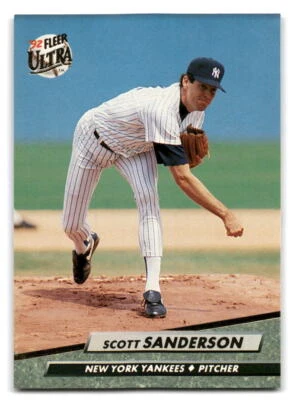 Scott Sanderson 1992 Ultra Baseball #414 New York Yankees - Image 1 of 2