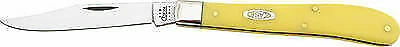 Case XX 2008 31048ss Yellow Delrin Slimline Trapper Knife 80031