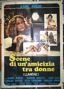 manifesto 4F film LUMIERE - SCENE DI UN'AMICIZIA TRA DONNE Jeanne Moreau 1976 - Picture 1 of 1