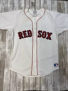 Vintage BOSTON RED SOX Sand-Knit Authentic home jersey #17 size 40 - Picture 1 of 10