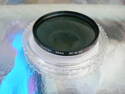 VIVITAR 58MM ND-6 4X FILTER NEUTRAL DENSITY FILTER *USA SELLER *MINT  - Image 1 of 2