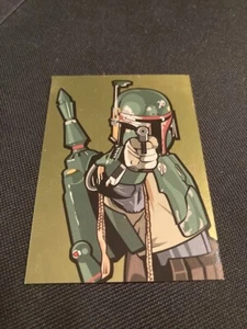 2009 TOPPS STAR WARS GALAXY SERIES 5 CARD GOLD FOIL 5 OF 15 DARTH MAUL 133/770 - Picture 1 of 2