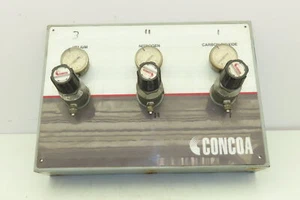 Concoa 6242412 Laser Gas Supply Regulator Panel Helium Nitrogen Carbon Dioxide - Picture 1 of 10