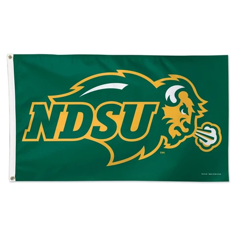 NORTH DAKOTA STATE BISON NDSU 3'X5' DELUXE FLAG NEW WINCRAFT 👀 Cover