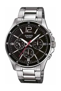 Casio MTP-1374D-1 NEW Men's Watch Analog Quartz with Stainless Steel Strap - Picture 1 of 1