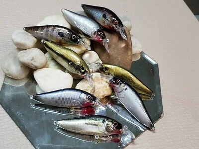 EZS LURES FLAP SLAP KO CUSTOM WRAPPED CRANKBAITS(SHALLOW DIVER)