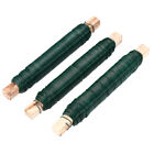  3 Pcs Iron Wire Green Flexible Paddle Cord Ties for Electrical Cords The Line