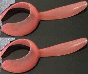 Tupperware Gadget Sollevatore Uova Scoop Set di 2 Colore Guava Nuovo - Foto 1 di 2