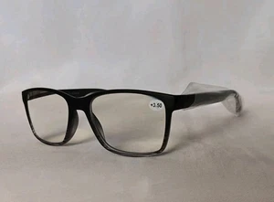 Lesebrille 5011-C3 +3,50 grau/schwarz 52□18-143 Flexscharniere NEU - Bild 1 von 4