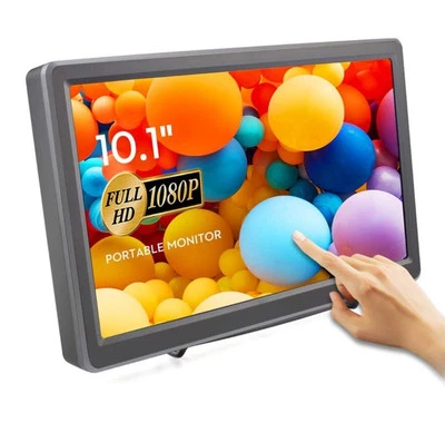10.1” Touchscreen Monitor Compatible with Raspberry Pi Screen 1920X1080p Elecrow - Image 1 of 3
