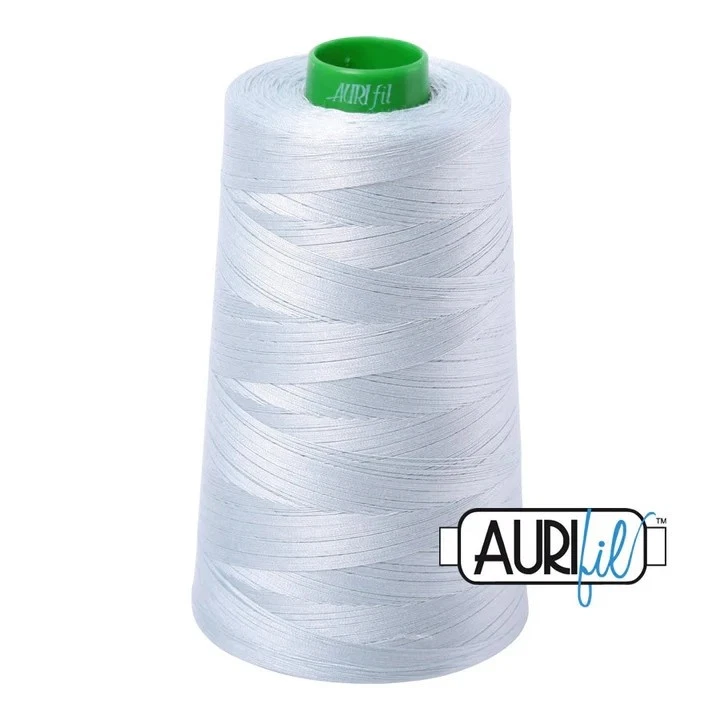 2846 Iceberg Aurifil Mako 40wt Cotton Large Thread Cone 5140yds - Image 1 of 1
