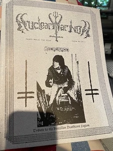 NUCLEAR WAR NOW Death Metal Fan Zine Issue #1, 2011, NECROFAGO tribute - Imagen 1 de 1