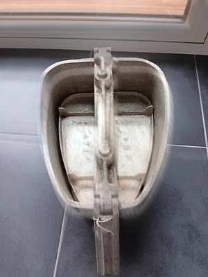 Ancien Moule Presse À Jambon Pâte  Aluminium Charcuterie Traiteur - Photo 1/4