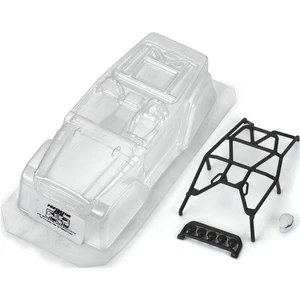 Racing 1979 Toyota Land Cruiser FJ40 Clear Body with Trail Cage for Axial SCX... - Picture 1 of 1
