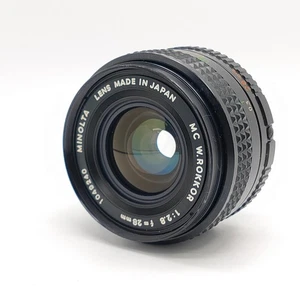 Lente gran angular "casi nueva" Minolta MC W.ROKKOR 28mm F/2.8 MF de JAPÓN - Imagen 1 de 10