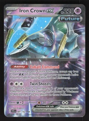 Iron Crown ex 081/162 Pokemon SV05: Temporal Forces - Image 1 of 2