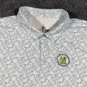 U.S. Open Floral All Over Print Stretch Performance Golf Polo Shirt Mens 3XL - Picture 1 of 7