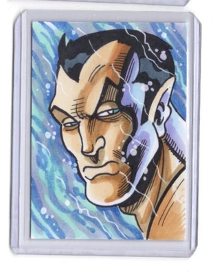 Ken Haeser Sketch Card 1/1 Namor Bam! Box winter 2022 art card - Image 1 of 2