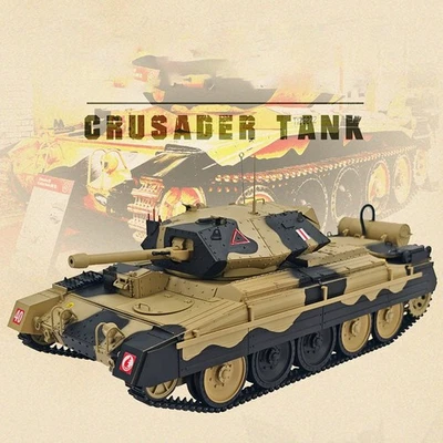 1/16 RC Tank Wireless Control Model 360°Turret Rotary Smoke Sound Lights RTRzf - Image 1 of 4